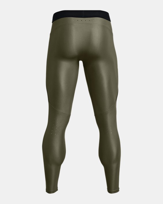 Men's UA Iso-Chill Perforated Leggings, Green, pdpMainDesktop image number 5